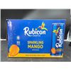 Image 2 : Rubicon Exotic Sparkling Mango Beverage 12-Pack 335 ml Cans