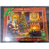 Image 2 : 1000-Piece Christmas Jigsaw Puzzle With Santa and Tree Design, Ages 6+