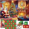 Image 1 : 1000-Piece Christmas Jigsaw Puzzle With Santa and Tree Design, Ages 6+