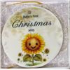 Image 1 : Lot of 12 Assorted Ceramic Christmas Ornaments Featuring Baby’s First Christmas Designs (20