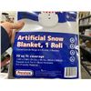 Image 2 : Lot of 4 – Prextex Artificial Snow Blanket Roll with 20 SQ FT Coverage