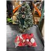 Image 3 : Artificial Christmas Tree With Decorations and Light, 1.8 Feet