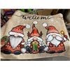 Image 1 : Christmas-Themed ‘Welcome’ Gnome Door Mat