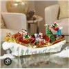 Image 1 : Disney Holiday Sleigh With Lights and Music Figurine Set