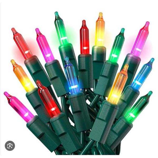 Prextex 2 Sets of 300 Ultra-Bright Lights With Multi-Color Bulbs