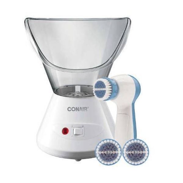 Conair True Glow Facial Sauna System with Cleansing Brush