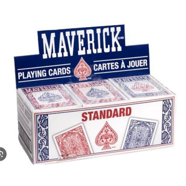 Maverick Standard Playing Cards, Set of 12 Decks