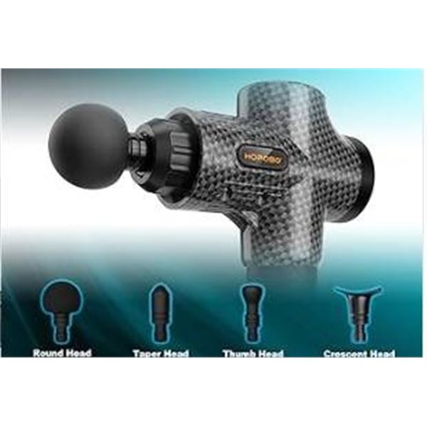 Powerful Massage Gun with Carbon Fiber Finish