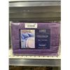 Image 2 : Comfy Bamboo World 4-Piece King Sheet Set in Purple