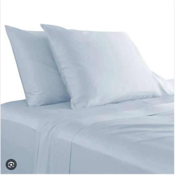 Comfy Bamboo World 6-Piece Queen Sheet Set – 1800 Gold Series – Light Blue