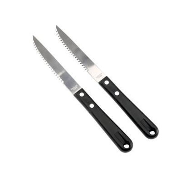6- Packs of 2 – GoodCook Steak Knife Packs with Black Handles