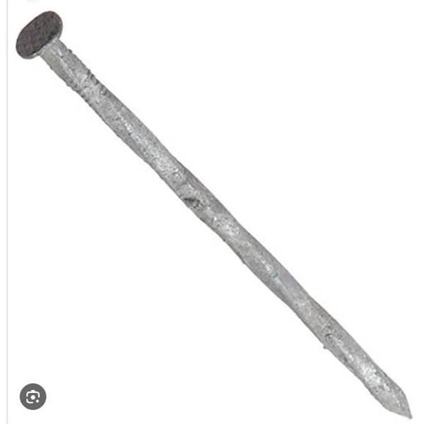 HILLMAN Galvanized Spiral Nails, 3-1/2 inch, Exterior and Galvanized Design