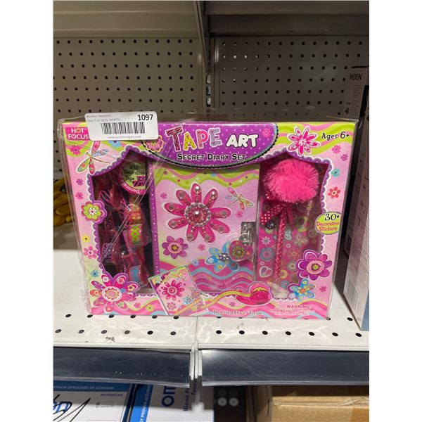Tape Art Secret Diary Set for Ages 6 and Up