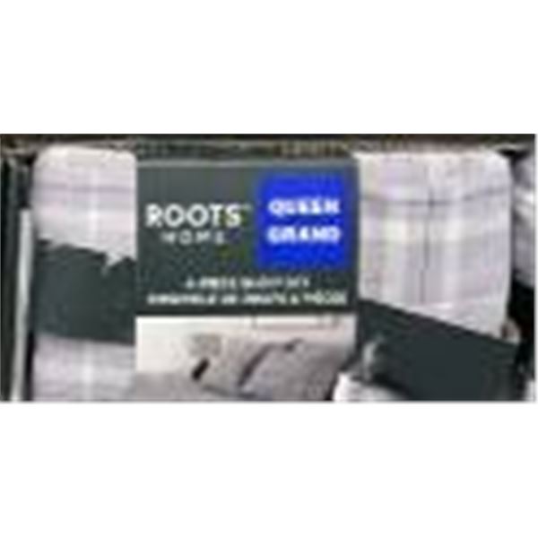Roots Home Queen Grand 6-Piece Sheet Set with 300 Thread Count