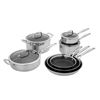 Image 1 : Zwilling J.A. Henckels Paradigm 11-Piece Cookware Set with Ceramic Nonstick Coating