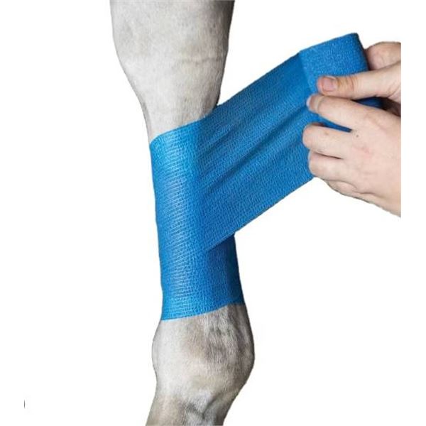 Silverline Cohesive Elastic Bandages in Blue  18 ROLLS – Compression and Veterinary Use