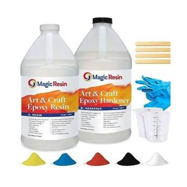 Magic Resin Art and Craft Epoxy Resin (1 Gallon)