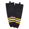 Image 1 : CCM SX8000 SR Edge Hockey Socks, Charcoal/Black/Gold, Senior Size