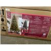 Image 3 : 7.5 ft Artificial Christmas Tree with Pre-Lit LED Lights