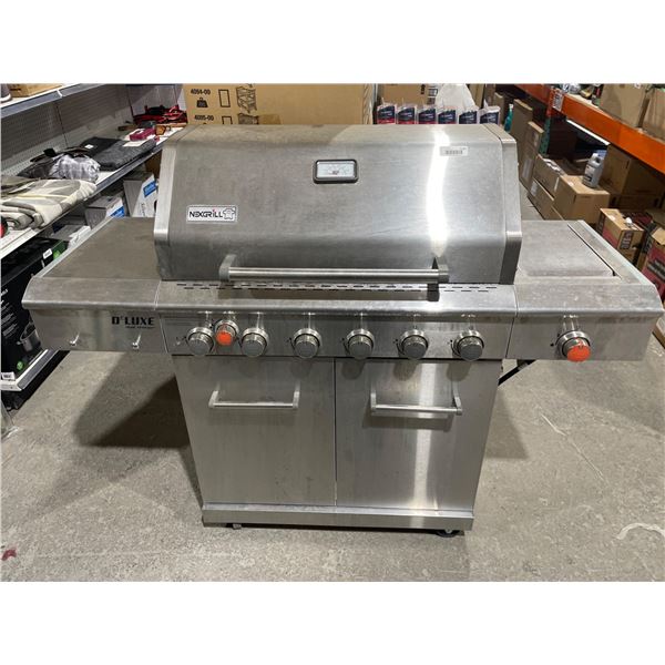 Nexgrill Deluxe Dual Energy 6-Burner Outdoor Gas Grill With Side Burner