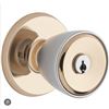 Image 1 : LOT OF 6 – Weiser Elements Beverly Keyed Entry Lockset, Bronze/Chrome Finish