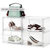 Image 1 : AG Box Premium Stackable Shoe Storage System with Four Units