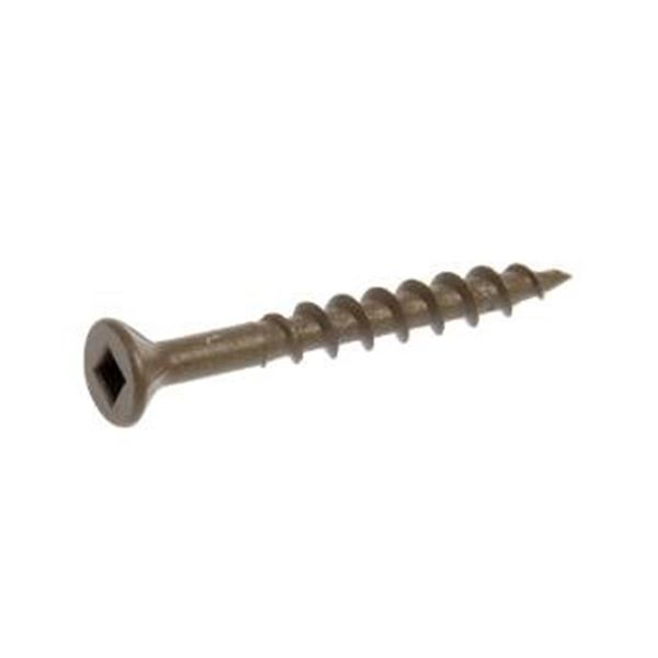 Hillman 8×3 Deck Screws, 1000 Pieces, Brown