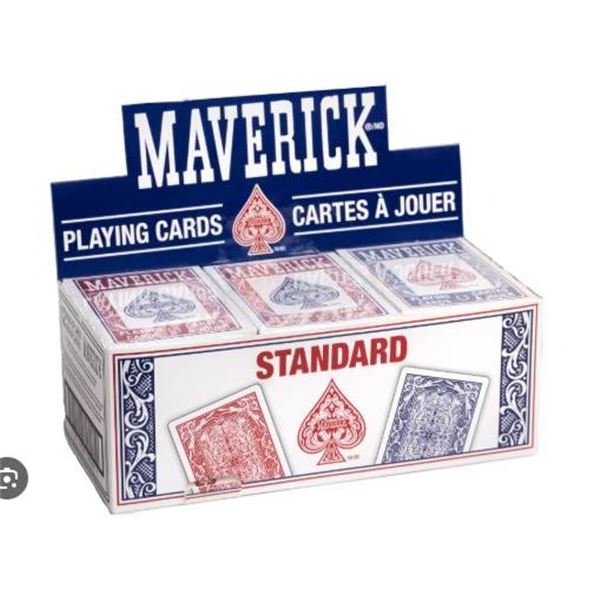 Maverick Standard Playing Cards, Set of 12 Decks