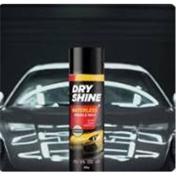 Dry Shine Waterless Wash and Wax 710ml Spray Cans – Lot of Two