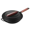 Image 1 : Sanho 12″ Nonstick Frying Pan with Lid and Wooden Handle