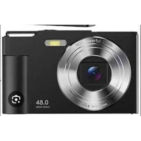 Digital Camera with 1080P Video and 44MP Resolution, Pink