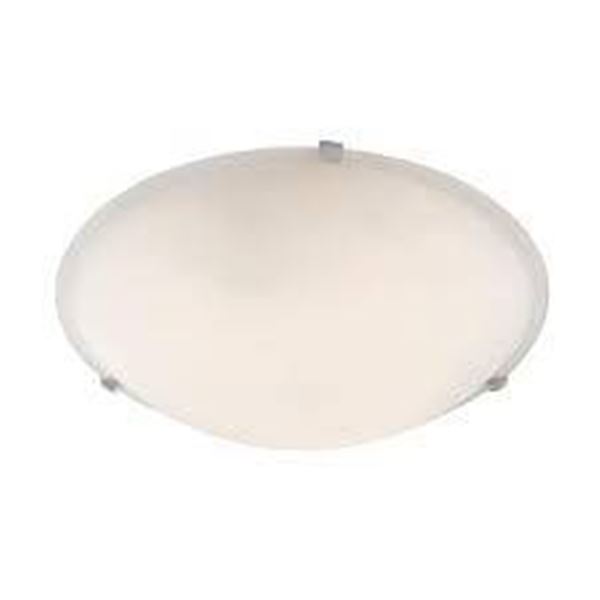 Harmonized Home Canarm Flush Mount Alabaster Glass Light Fixture