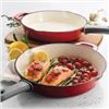 Image 1 : Tramontina Enameled Cast Iron Skillets 2-Piece Set
