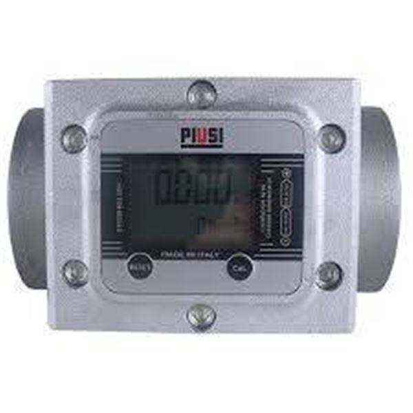 Piusi K600/4 Digital Flow Meter, Made in Italy, 1-1/2 in NPT, 2023
