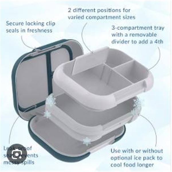 Bentgo Leak-Proof Compact Lunch Box with Dividers
