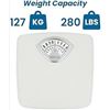 Image 1 : BIOS Living Retro Mechanical Scale with 280 lbs / 127 kg Capacity