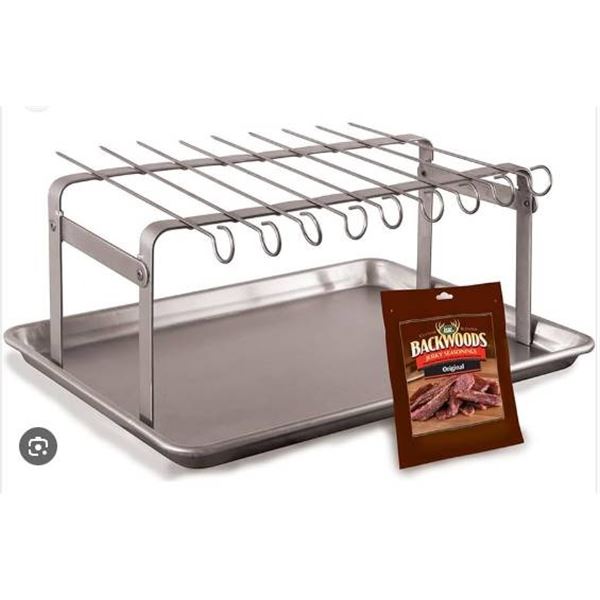 LEM Jerky Hanger with Tray for Drying and Storage