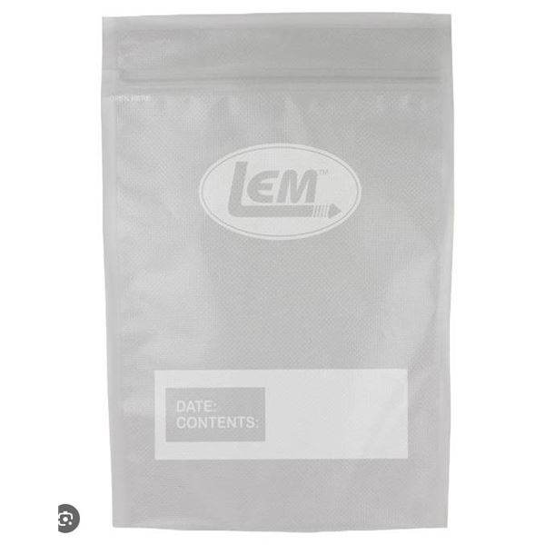 LEM MaxVac Zipper Vacuum Bags, 11 x 16 in, 20 Count