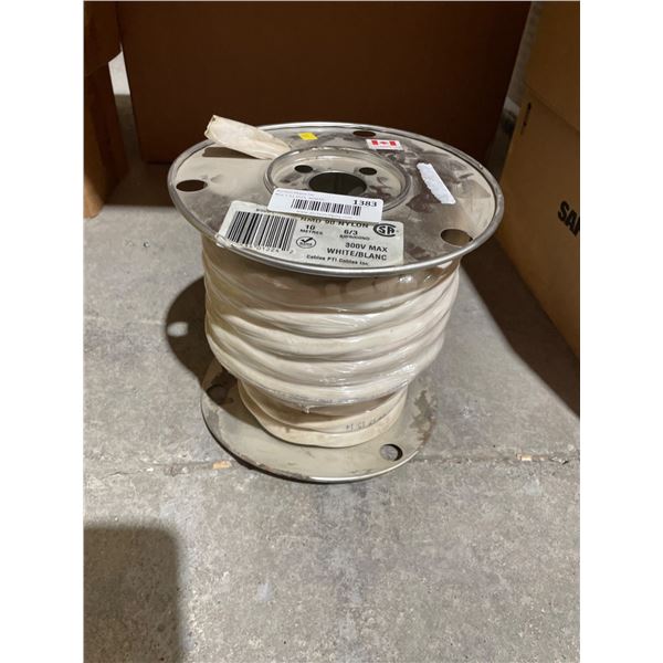 Southwire 300V 10AWG White Cable Reel, 10 Meters
