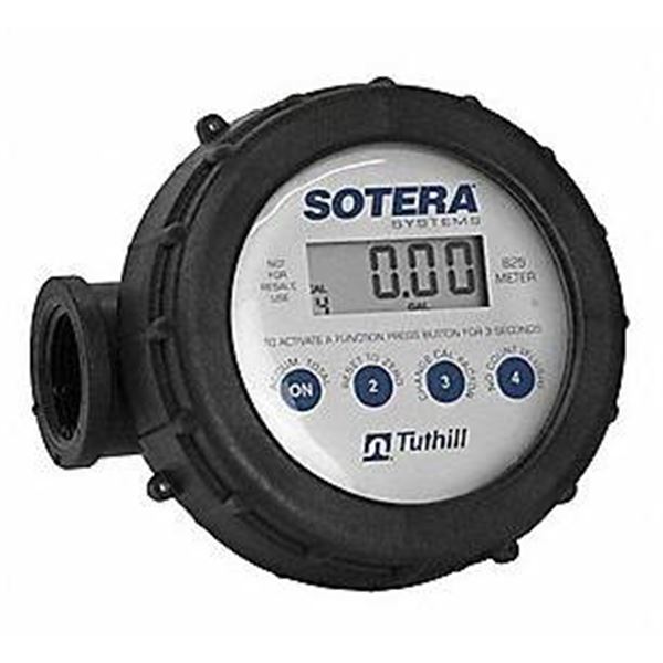 Sotera Systems 825/850 ELECTRONIC FLOWMETER, DIGITAL METER, ANTIFREEZE/FERTILIZERS/OILS/PESTICIDES/P