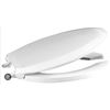 Image 1 : Centoco Elongated Toilet Seat, White, Adjustable