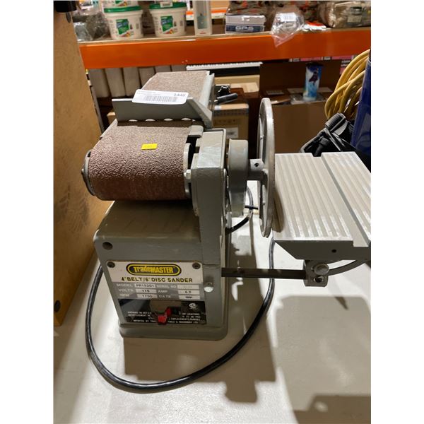 Tradesmaster PR15201 4-inch Belt/6-inch Disc Sander, 1991 Model