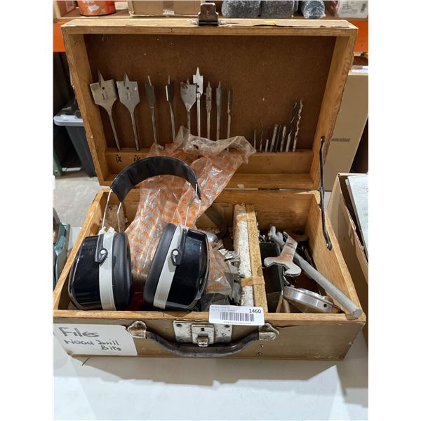 Wood Drill Bits, Ear Protection, and Saw Blades Set