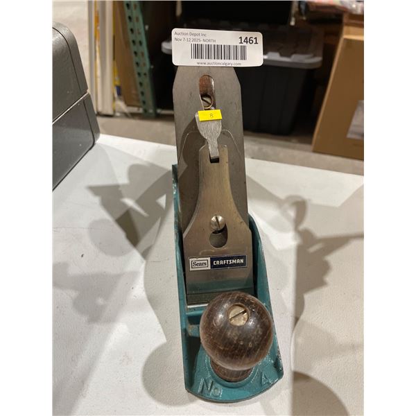 Craftsman Smoothing Hand Plane Woodworking Tool