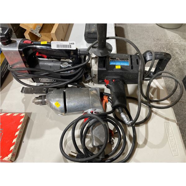 Craftsman Power Tools with Variable Speed Reversible Drill and Accessories