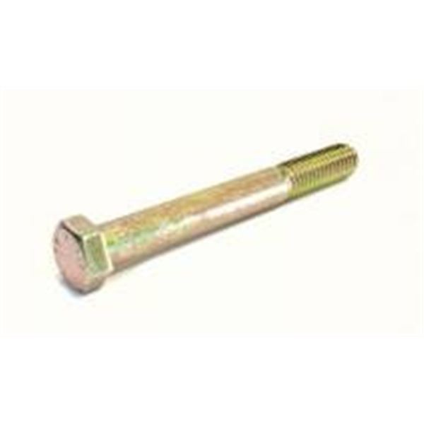 Hilman Steel Hex Head Bolts – Threaded Fasteners, Zinc Plated, Lot of Bolts