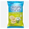Image 1 : Crispy Minis Brown Rice Chips – Sour Cream & Onion, 12 x 100 g