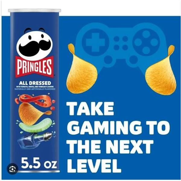 Pringles All Dressed Flavor 14-Pack, 156g Cans