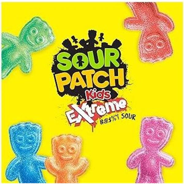 Sour Patch Kids Extreme 12 Bags of 150g Each