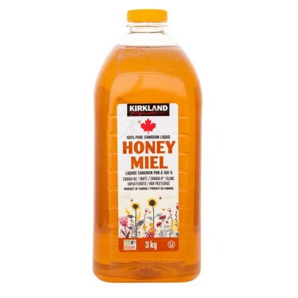 Kirkland 100 Percent Pure Canadian Liquid Honey Miel – 2X3 kg
